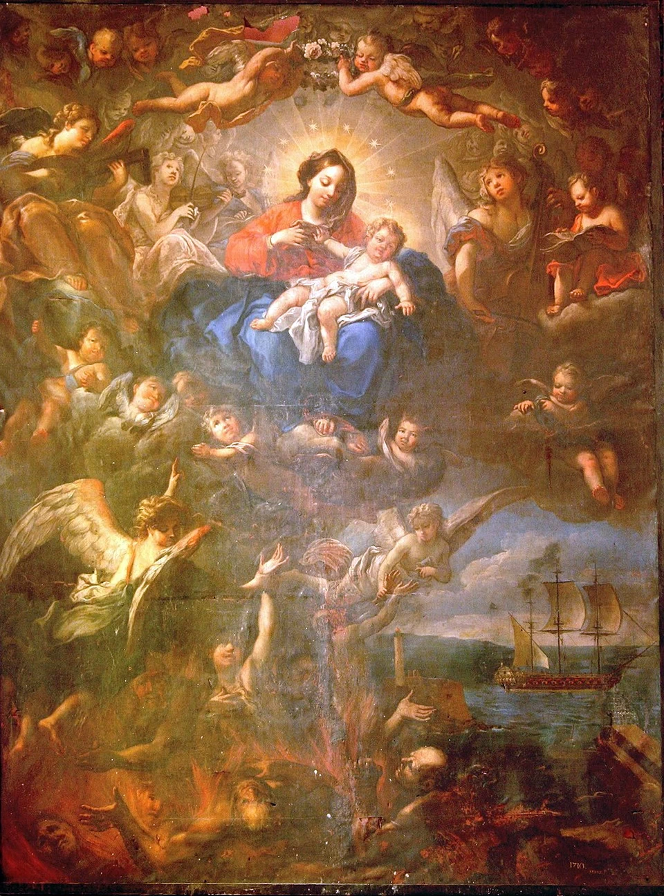 La Vergine delle Grazie e del Purgatorio - Chiesa Notre, Dame a La Ciotat (Bocche del Rodano)